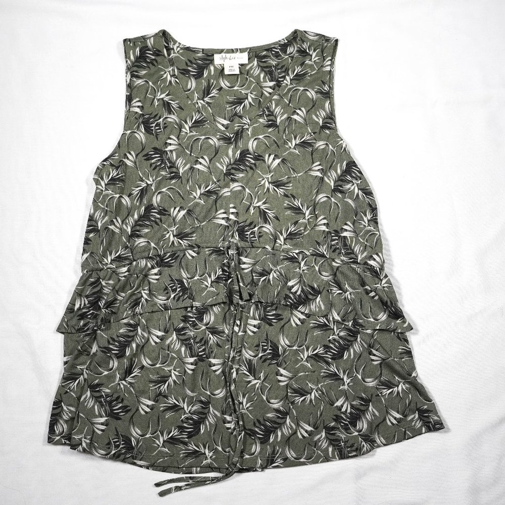 Style & Co Sleeveless Tank printed shirt